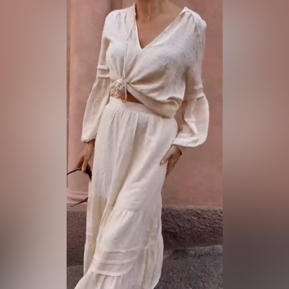 Auguste Whitney Maxi skirt in Vanilla - Picture 6 of 7